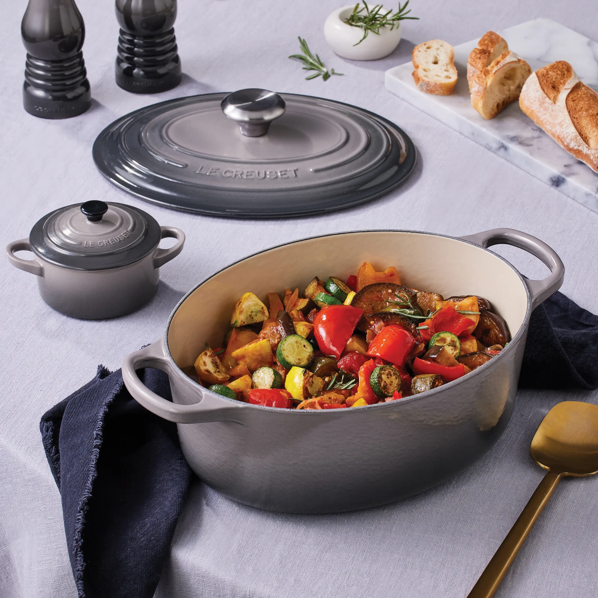 Le Creuset minibraadpan 10 cm, Flint Le Creuset