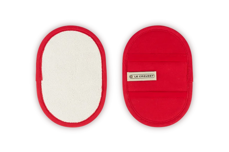 Le Creuset pannenlappen 2-pack 18x12 cm, Cerise Le Creuset