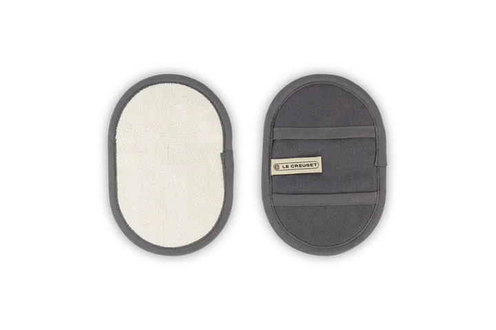 Le Creuset pannenlappen 2-pack 18x12 cm - Grijs - Le Creuset