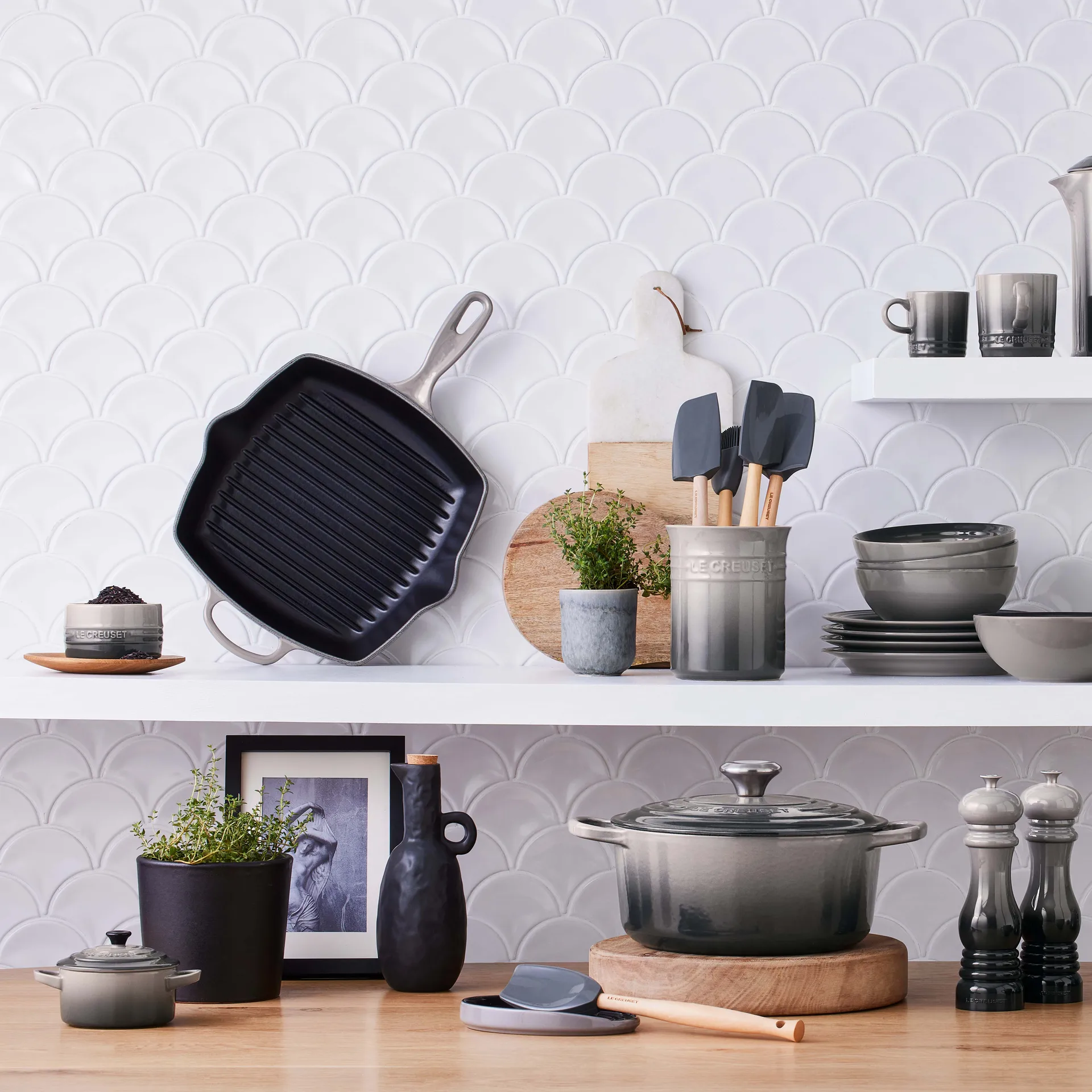 Le Creuset pepermolen 21 cm, Flint Le Creuset