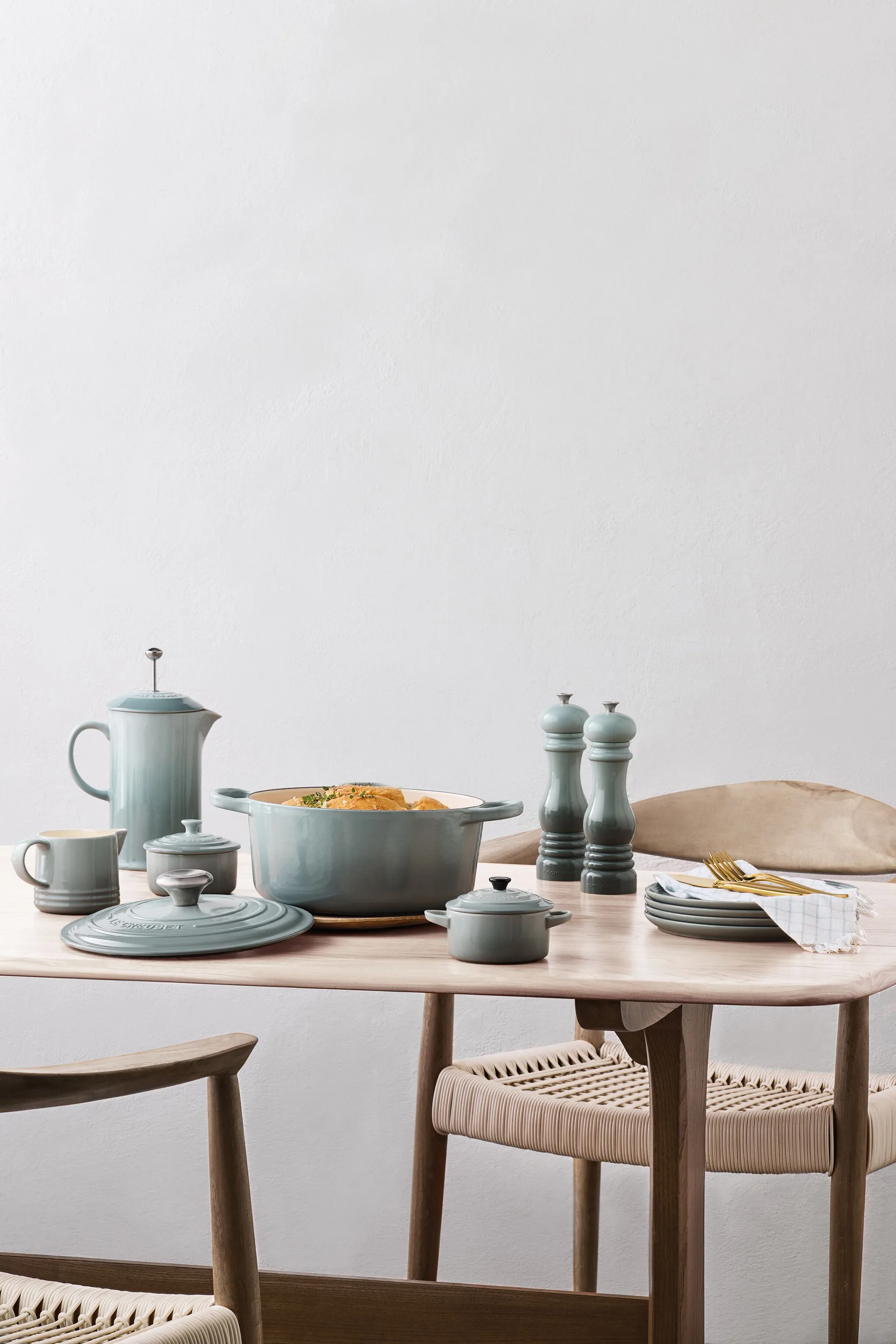 Le Creuset pepermolen 21 cm, Sea Salt Le Creuset