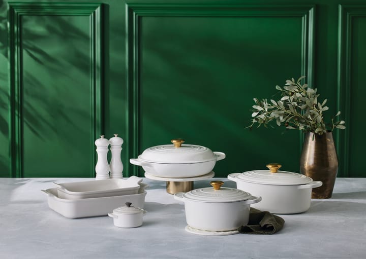 Le Creuset pepermolen 21 cm, White-gold Le Creuset
