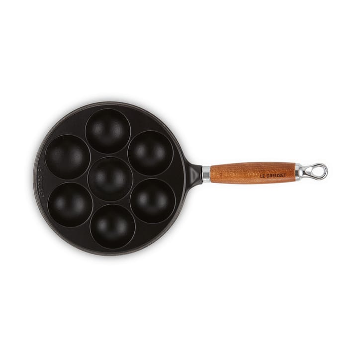 Le Creuset poffertjespan gietijzer - Matte black - Le Creuset