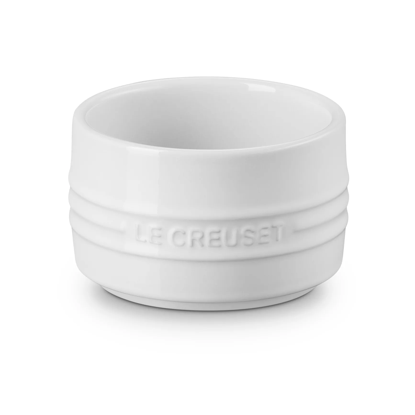 Le Creuset ramequin stapelbaar, White Le Creuset