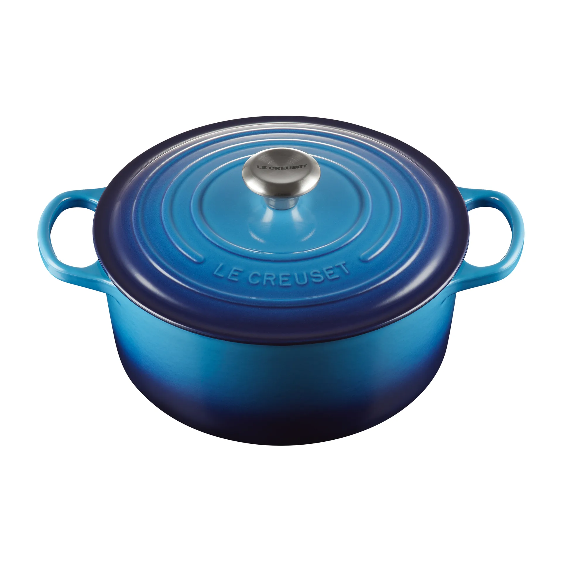 Le Creuset ronde braadpan 5,3 l, Azure blue Le Creuset