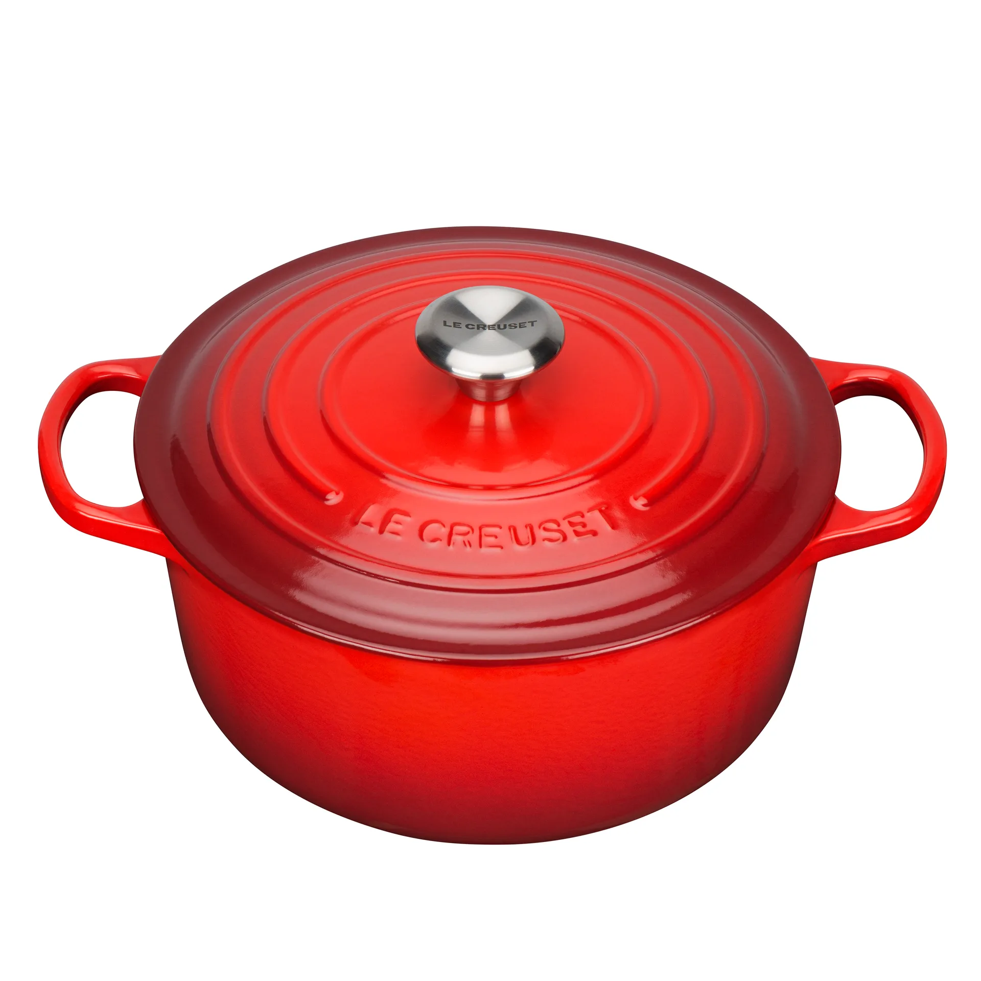 Le Creuset ronde braadpan 5,3 l, Cerise Le Creuset