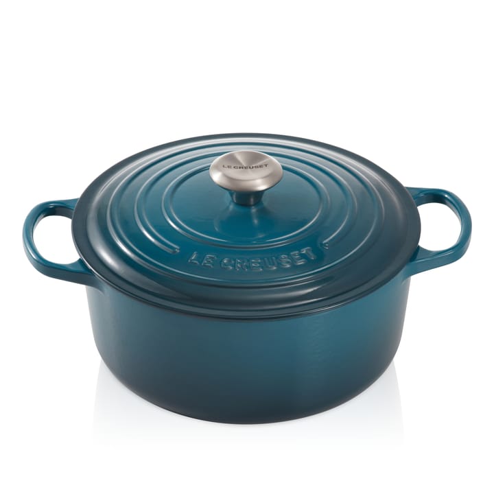 Le Creuset ronde braadpan 5,3 l - Deep teal - Le Creuset