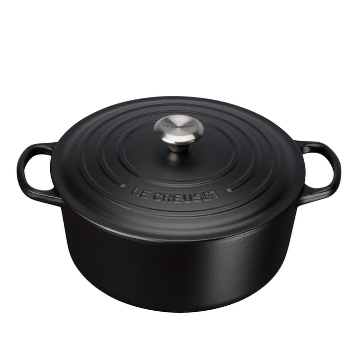 Le Creuset ronde braadpan 5,3 l - Matte black - Le Creuset