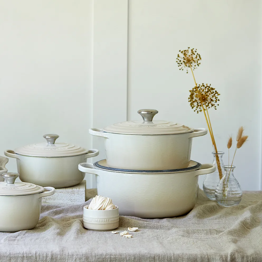 Le Creuset ronde braadpan 5,3 l, Meringue Le Creuset