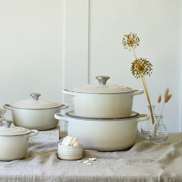 Le Creuset ronde braadpan 5,3 l - Meringue - Le Creuset