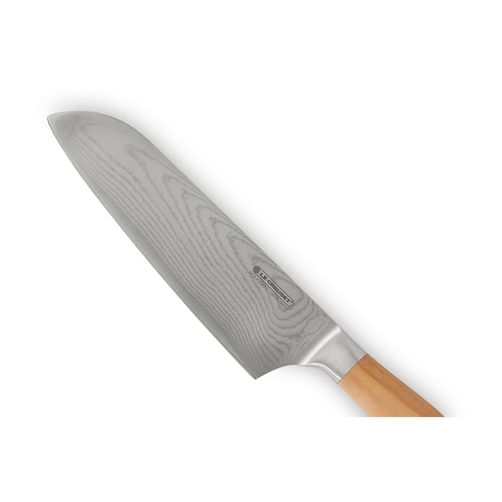 Le Creuset santokumes met handvat van olijfhout, 18 cm Le Creuset