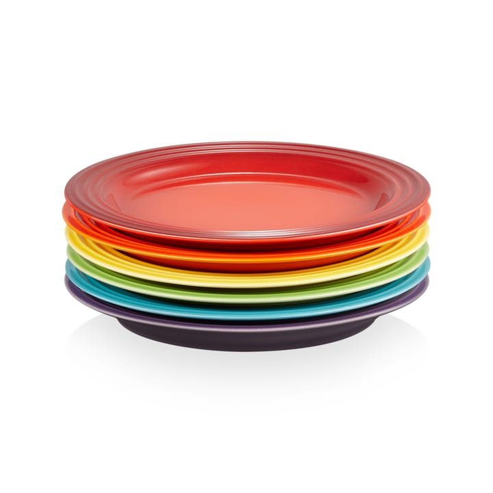 Le Creuset Signature bord 22 cm 6-pack - Rainbow - Le Creuset