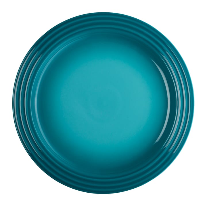 Le Creuset Signature bord 22 cm - Caraïbisch blauw - Le Creuset