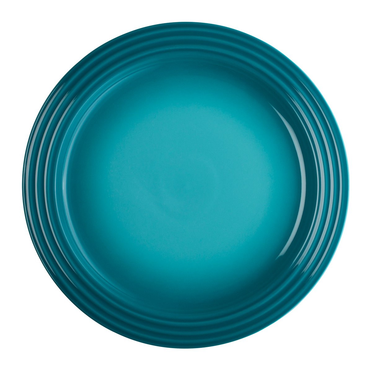Le Creuset Le Creuset Signature bord 22 cm Caraïbisch blauw