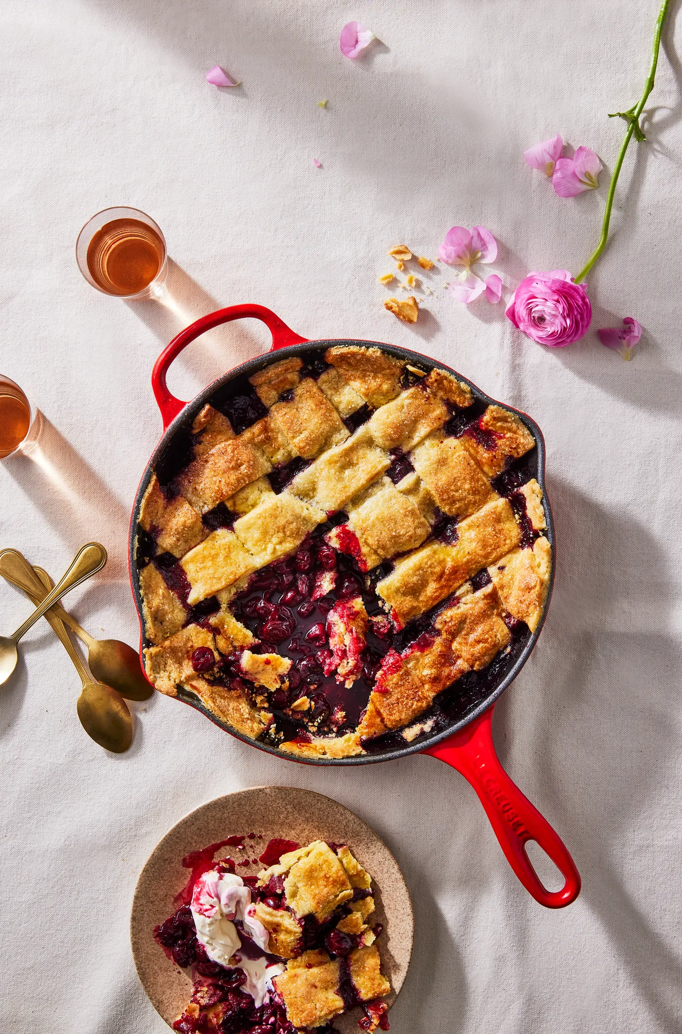 Le Creuset Signature diepe koekenpan Ø26 cm, Cerise Le Creuset