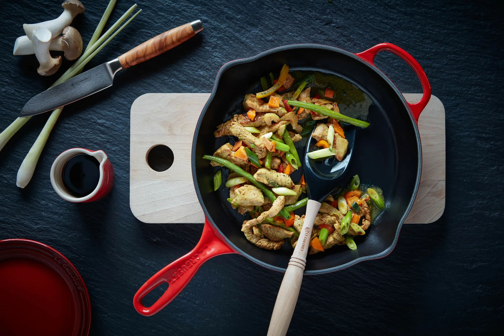 Le Creuset Signature diepe koekenpan Ø26 cm, Cerise Le Creuset