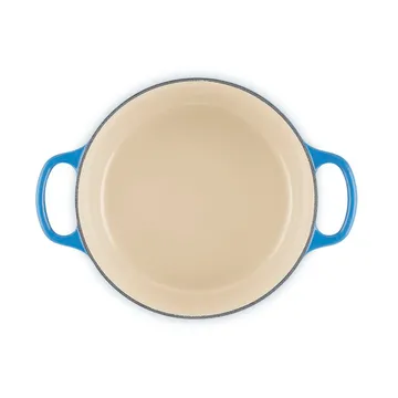 Le Creuset Signature gietijzer ronde braadpan - Azure, 3,3 l - Le Creuset