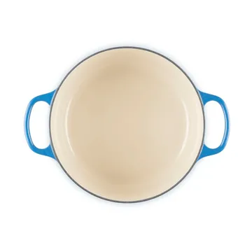 Le Creuset Signature gietijzer ronde braadpan - Azure, 4,2 l - Le Creuset