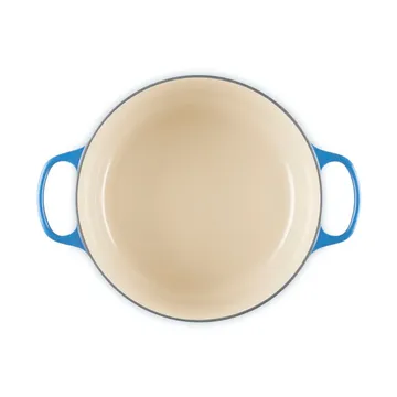 Le Creuset Signature gietijzer ronde braadpan - Azure, 6,7 l - Le Creuset