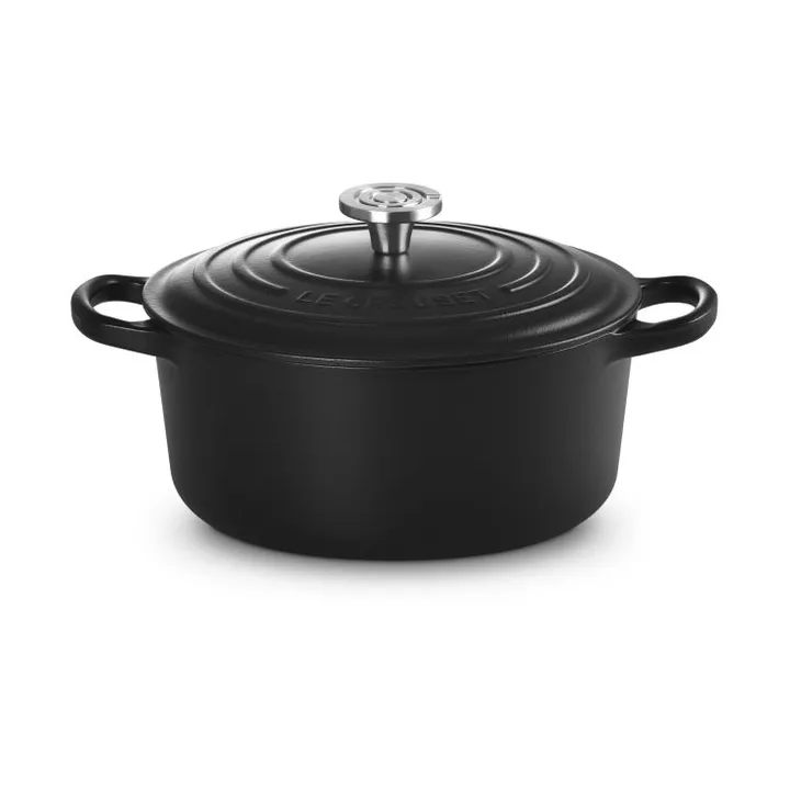 Le Creuset Signature gietijzer ronde braadpan - Black, 3,3 l - Le Creuset