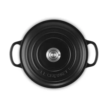 Le Creuset Signature gietijzer ronde braadpan - Black, 3,3 l - Le Creuset