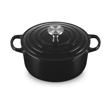 Le Creuset Signature gietijzer ronde braadpan - Black, 4,2 l - Le Creuset
