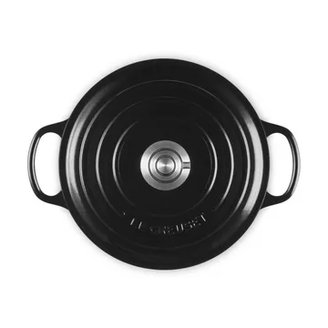 Le Creuset Signature gietijzer ronde braadpan - Black, 4,2 l - Le Creuset