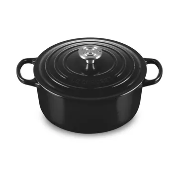 Le Creuset Signature gietijzer ronde braadpan - Black, 5,3 l - Le Creuset