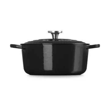 Le Creuset Signature gietijzer ronde braadpan - Black, 5,3 l - Le Creuset