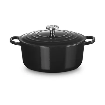 Le Creuset Signature gietijzer ronde braadpan - Black, 6,7 l - Le Creuset