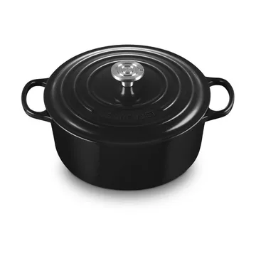 Le Creuset Signature gietijzer ronde braadpan - Black, 6,7 l - Le Creuset