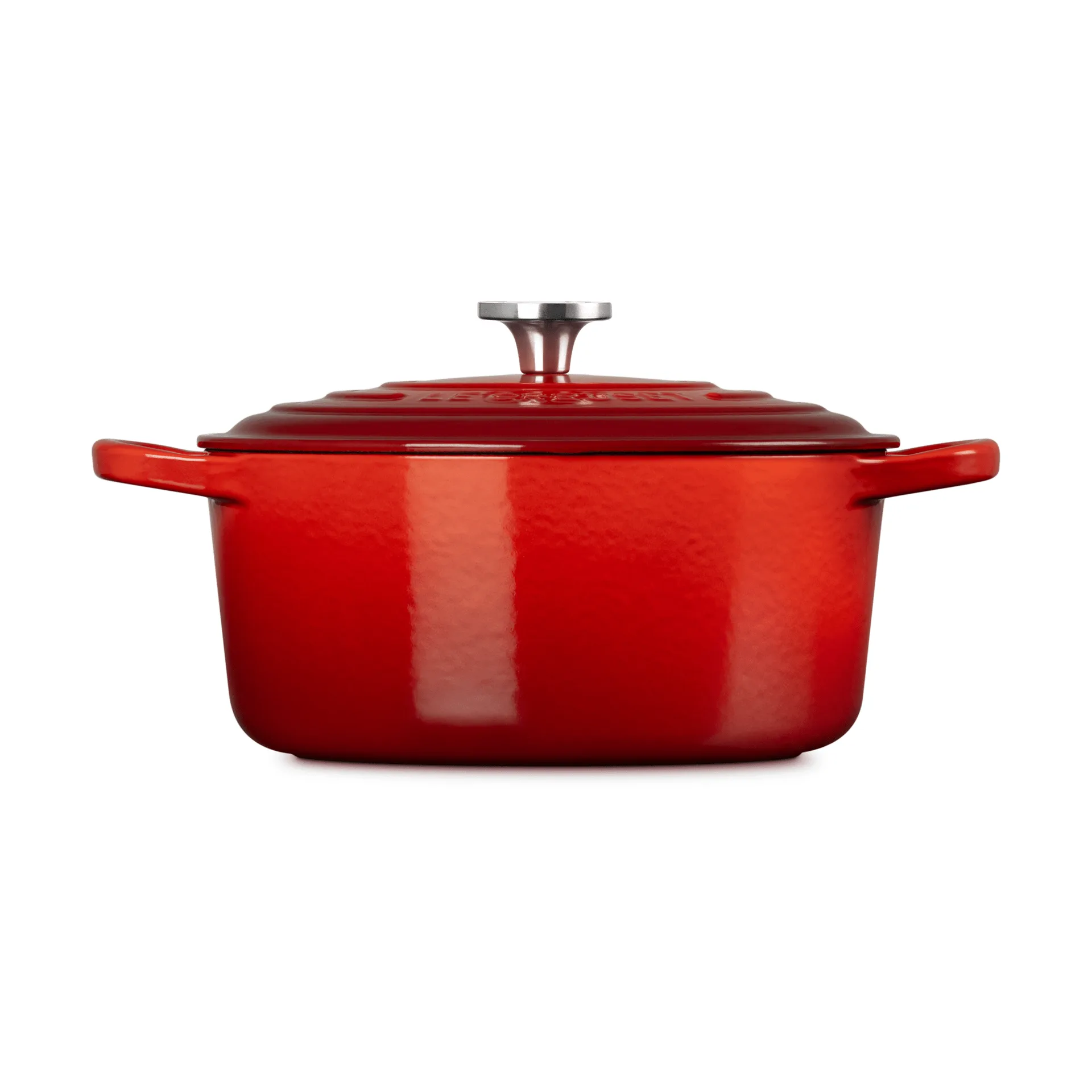 Le Creuset Signature gietijzer ronde braadpan, Cerise, 3,3 l Le Creuset