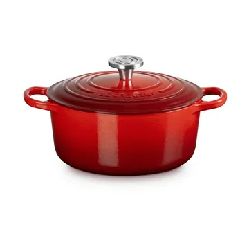 Le Creuset Signature gietijzer ronde braadpan - Cerise, 4,2 l - Le Creuset