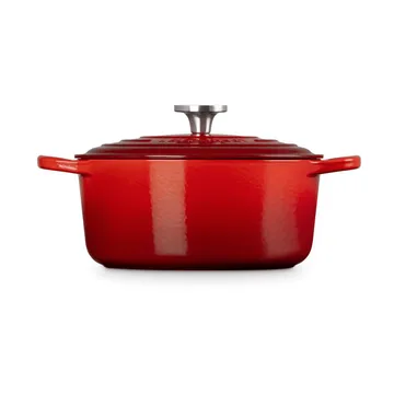 Le Creuset Signature gietijzer ronde braadpan - Cerise, 4,2 l - Le Creuset