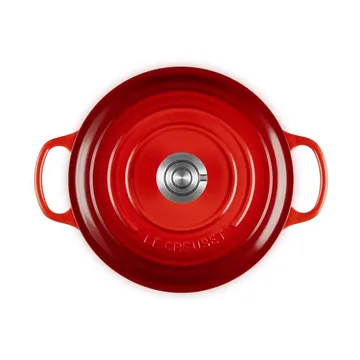 Le Creuset Signature gietijzer ronde braadpan - Cerise, 4,2 l - Le Creuset