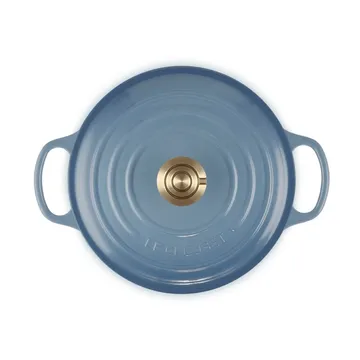 Le Creuset Signature gietijzer ronde braadpan - Chambray, 4,2 l - Le Creuset