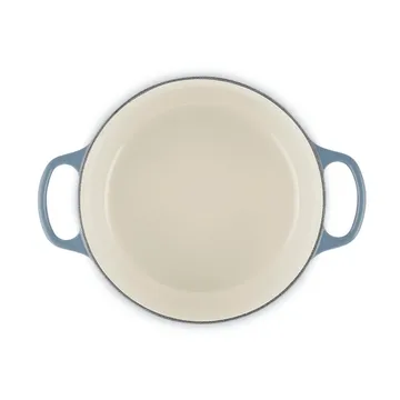 Le Creuset Signature gietijzer ronde braadpan - Chambray, 4,2 l - Le Creuset