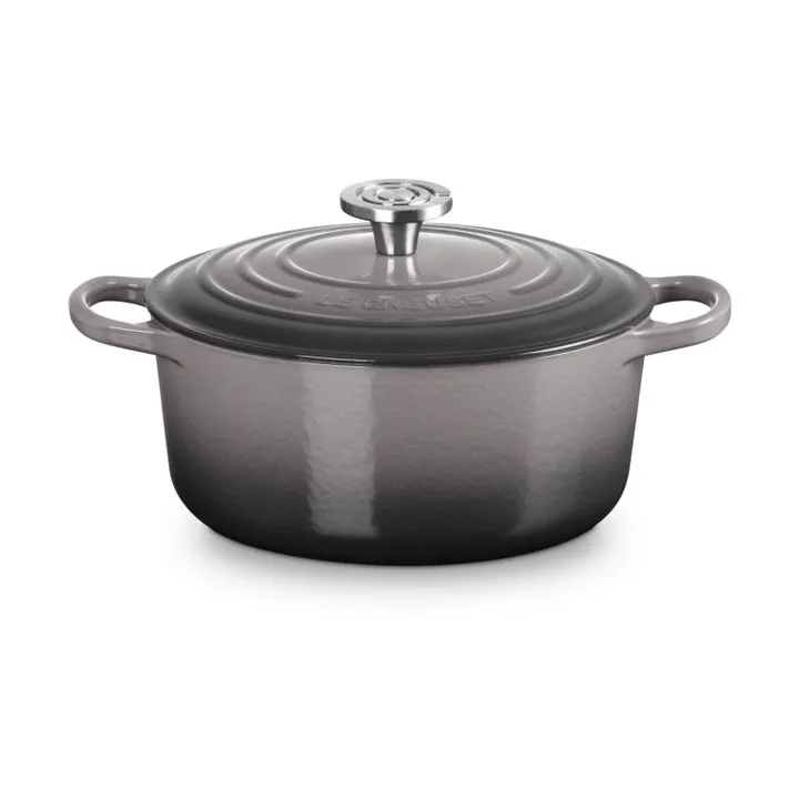 Le Creuset Signature gietijzer ronde braadpan - Flint, 4,2 l - Le Creuset