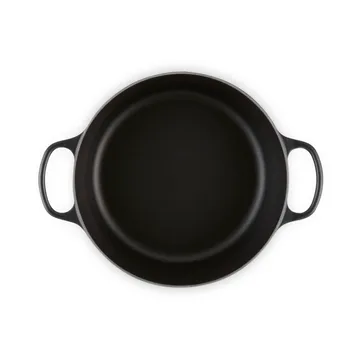 Le Creuset Signature gietijzer ronde braadpan - Matte Black, 6,7 l - Le Creuset