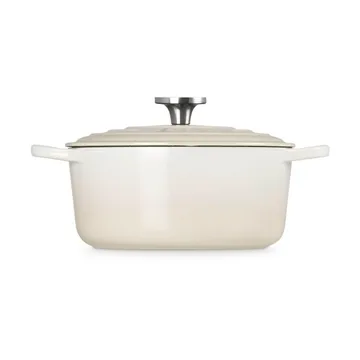 Le Creuset Signature gietijzer ronde braadpan - Meringue, 4,2 l - Le Creuset
