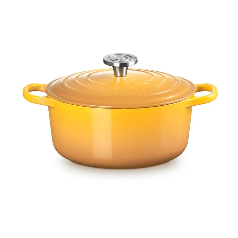 Le Creuset Signature gietijzer ronde braadpan, Nectar, 4,2 l Le Creuset