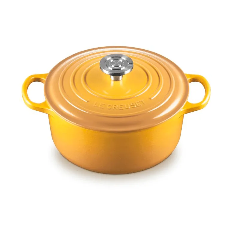 Le Creuset Signature gietijzer ronde braadpan, Nectar, 4,2 l Le Creuset