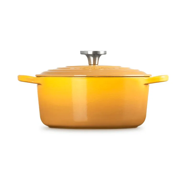 Le Creuset Signature gietijzer ronde braadpan, Nectar, 4,2 l Le Creuset