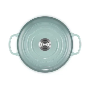 Le Creuset Signature gietijzer ronde braadpan - Sea Salt, 4,2 l - Le Creuset