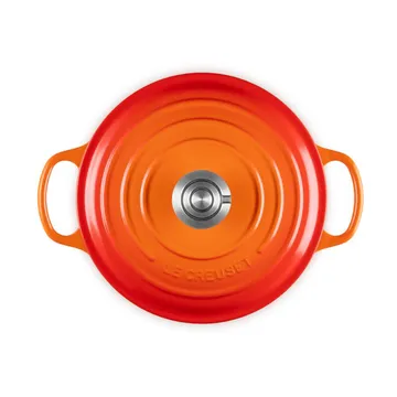 Le Creuset Signature gietijzer ronde braadpan - Volcanic, 4,2 l - Le Creuset