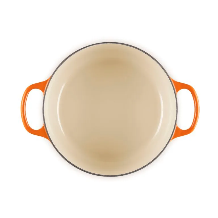 Le Creuset Signature gietijzer ronde braadpan, Volcanic, 4,2 l Le Creuset