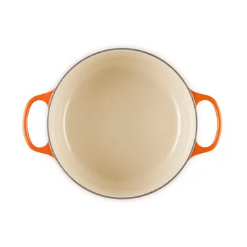 Le Creuset Signature gietijzer ronde braadpan - Volcanic, 5,3 l - Le Creuset