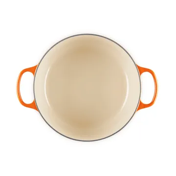 Le Creuset Signature gietijzer ronde braadpan - Volcanic, 6,7 l - Le Creuset