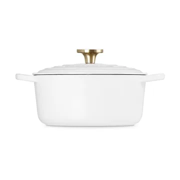Le Creuset Signature gietijzer ronde braadpan - White, 4,2 l - Le Creuset