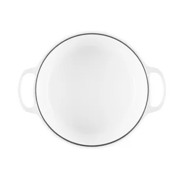 Le Creuset Signature gietijzer ronde braadpan - White, 4,2 l - Le Creuset